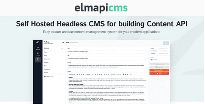 ElmapiCMS v4.0.0 Headless CMS for building Content API PHP源码下载