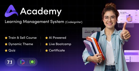Academy Learning Management System（LMS） v7.3 学习管理系统破解版php源码+附加组件下载