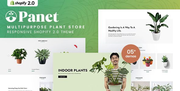 Panet 1.0 – 多功能植物商店 Shopify 2.0 主题下载