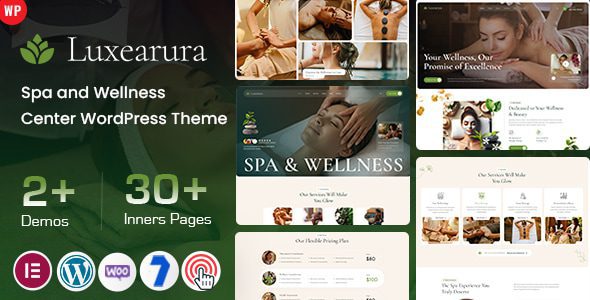Luxearura v6.0 – 水疗与康体中心 WordPress 主题下载
