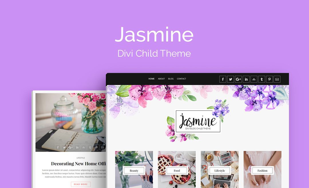 Jasmine Blog – Divi Child Theme v2.0.3 divi子主题下载