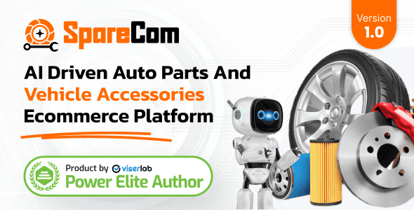 SpareCom v1.0 —— AI 驱动的汽车零部件及配件电商平台PHP源码下载